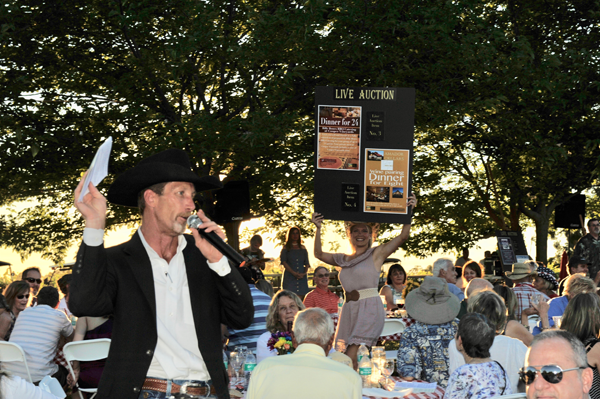 pic of auctioneer and attendees