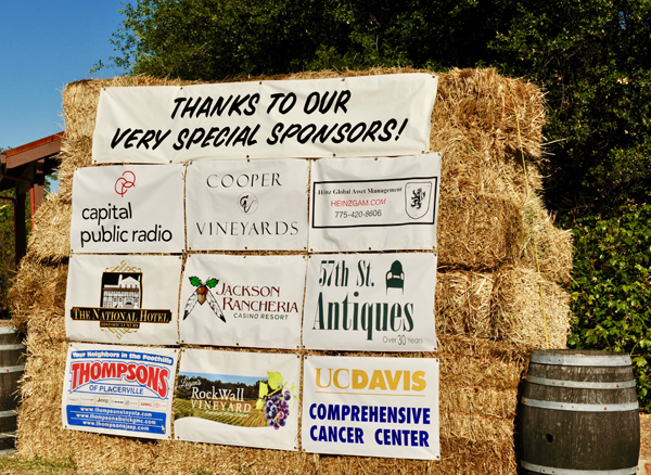pic of banners of all sponsors